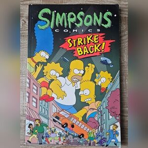 VTG Simpsons Comics Strike Back 1995-1996 1st Edition Soft Cover